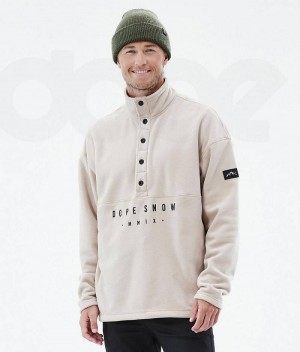 Beige Men's Dope Comfy Fleece | India_D1762