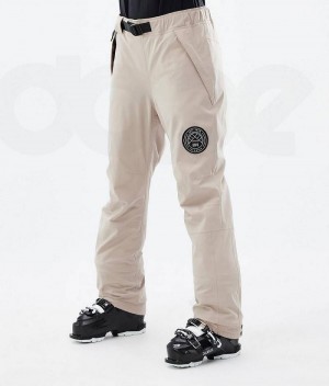 Beige Women's Dope Blizzard W Ski Pants | India_D2029