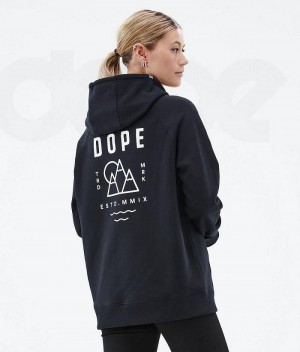 Black Women's Dope Common W Hoodies | India_D1661