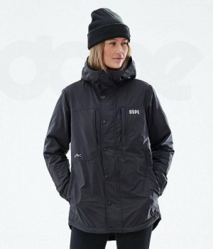 Black Women's Dope Insulated W Outdoor Jackets | India_D1815