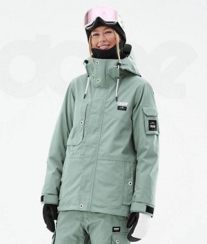 Green Women's Dope Adept W Snowboard Jackets | India_D2024
