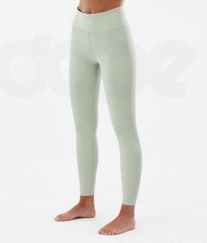 Green Women's Dope Snuggle W Base Layer Pants | India_D1093