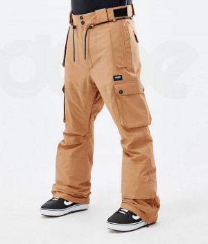 Khaki Men's Dope Iconic Snowboard Pants | India_D2203