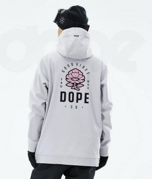 Light Grey Women's Dope Yeti W 2021 Snowboard Jackets | India_D1952