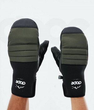 Olive Men's Dope Ace 2021 Snowboard Gloves | India_D1745