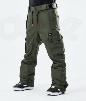 Olive Men's Dope Iconic 2021 Snowboard Pants | India_D1248
