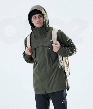 Olive Men's Dope Trekker Outdoor Jackets | India_D1761