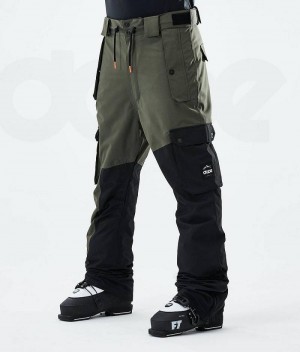 Olive / Black Men's Dope Adept 2021 Ski Pants | India_D1567