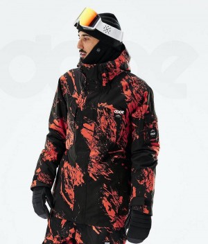 Orange Men's Dope Adept 2021 Ski Jackets | India_D1455