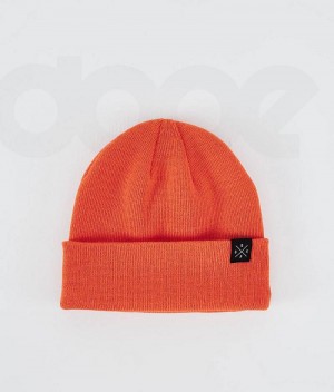 Orange Men's Dope Solitude Beanies | India_D1211