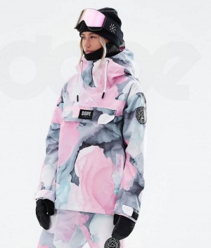 Pink Women's Dope Blizzard W 2021 Ski Jackets | India_D1846
