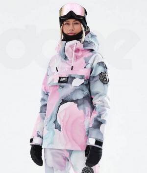 Pink Women's Dope Blizzard W 2021 Snowboard Jackets | India_D2491