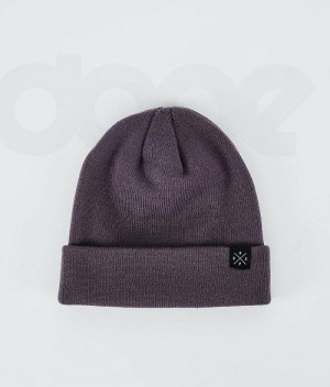 Purple Men's Dope Solitude Beanies | India_D1522