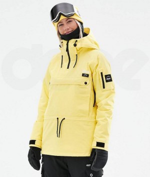 Yellow Women's Dope Annok W 2021 Ski Jackets | India_D1592