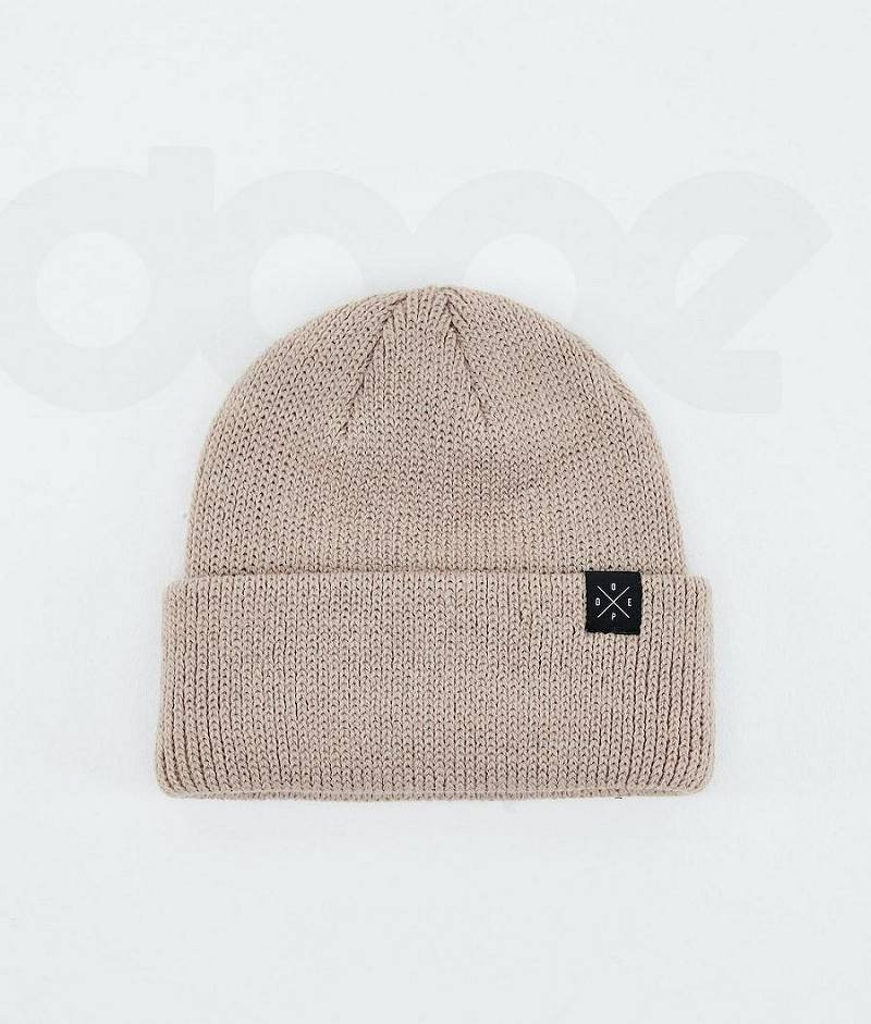 Beige Men\'s Dope Drifter II Beanies | India_D2385