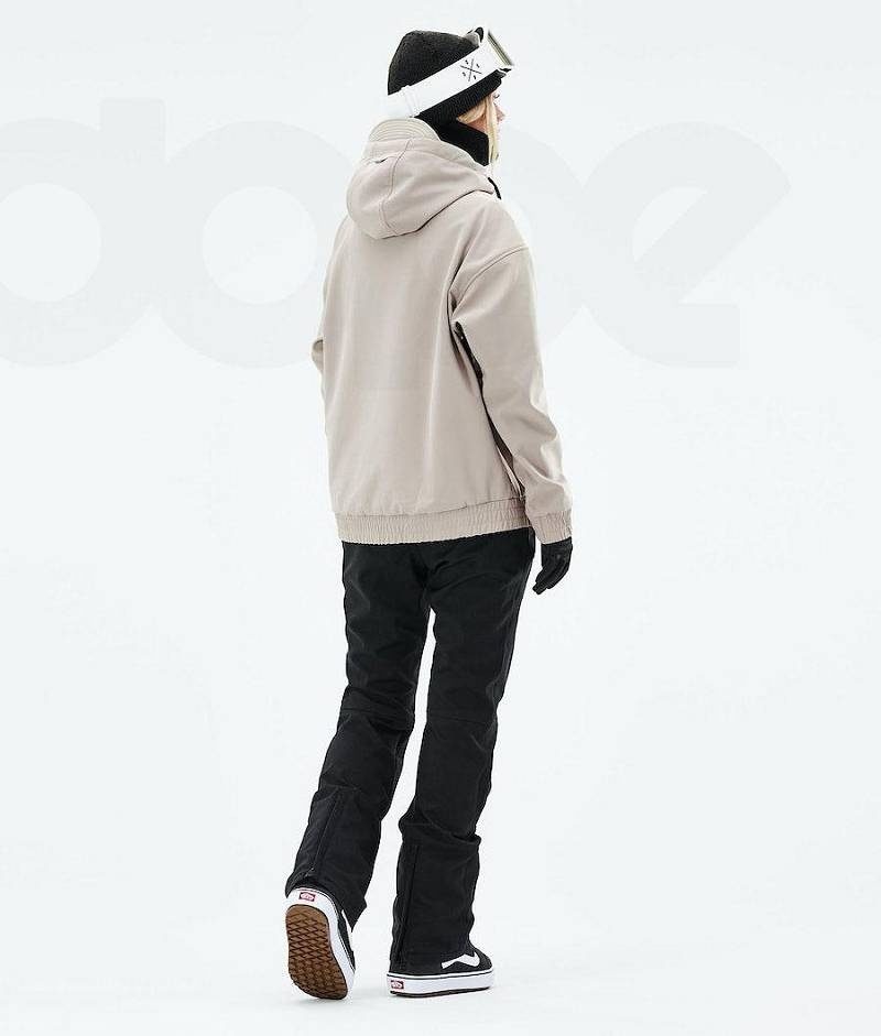 Beige Women's Dope Cyclone W 2021 Snowboard Jackets | India_D1975