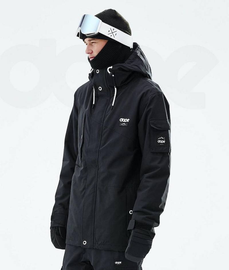 Black Men\'s Dope Adept 2019 Snowboard Jackets | India_D1404