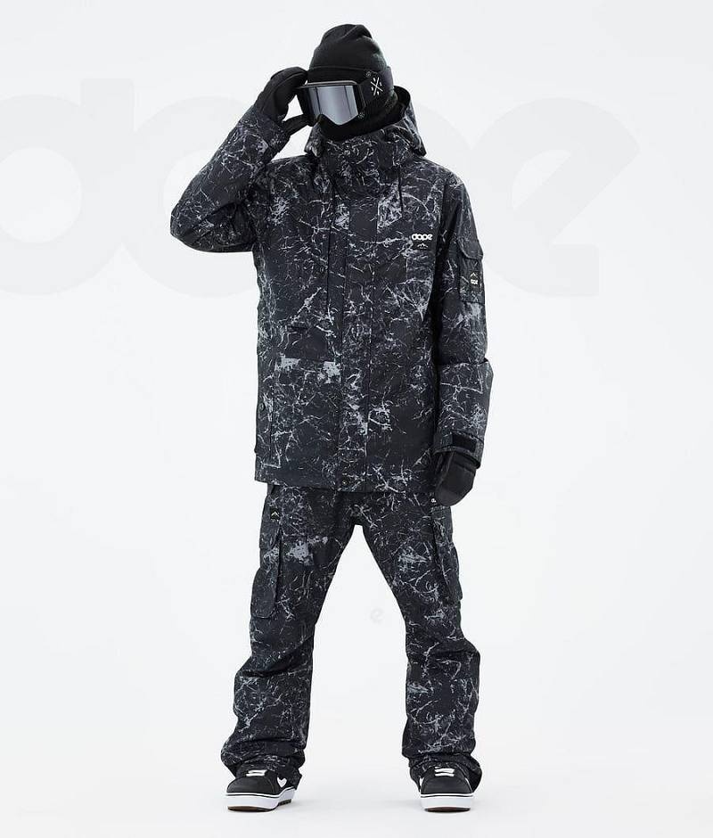 Black Men's Dope Adept Snowboard Jackets | India_D2317