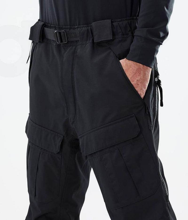 Black Men's Dope Antek Snowboard Pants | India_D2046