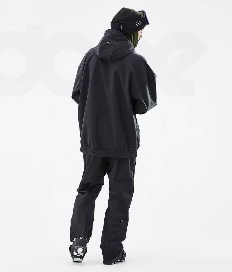 Black Men's Dope Cyclone Ski Jackets | India_D2078