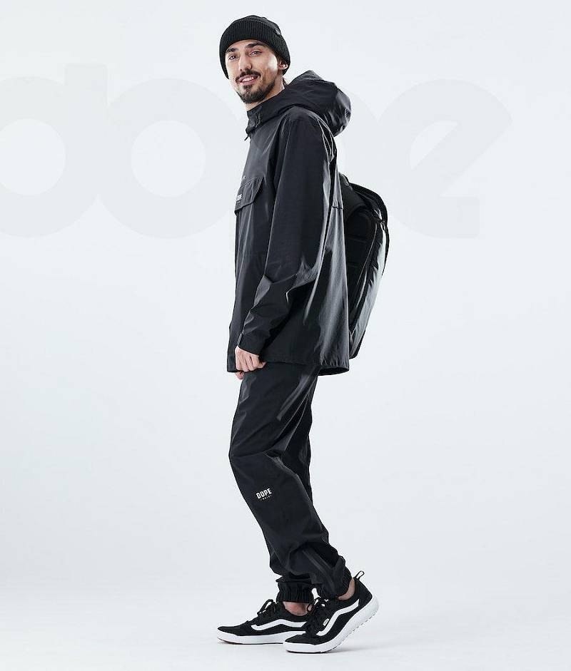 Black Men's Dope Drizzard Outdoor Jackets | India_D1301