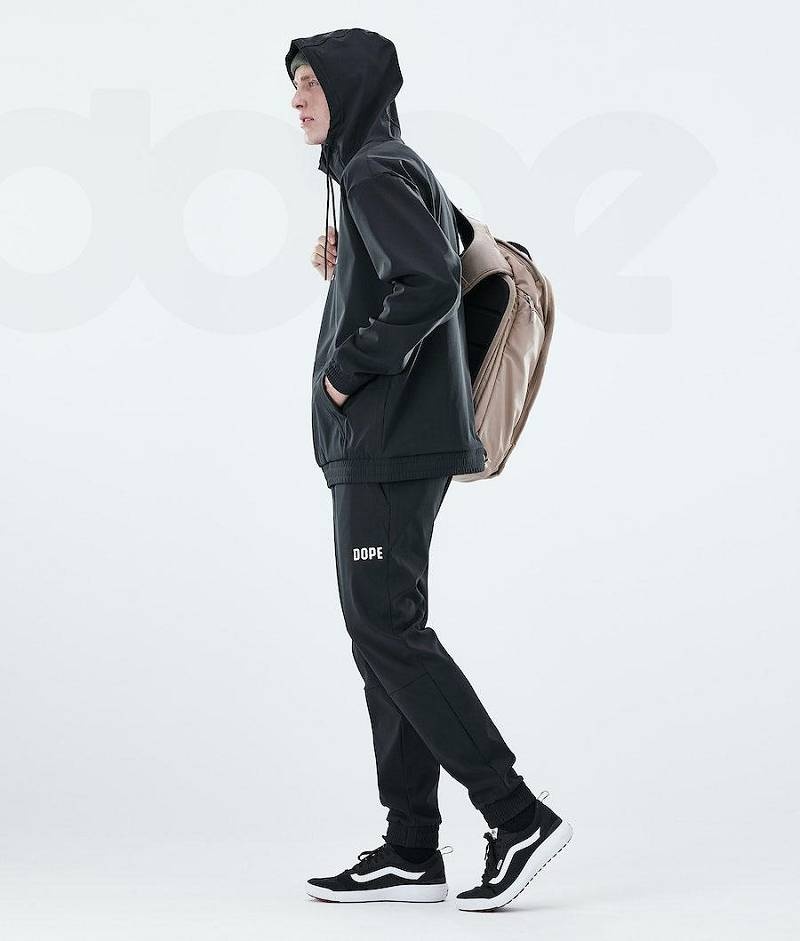 Black Men's Dope Flight Hoodies | India_D1501