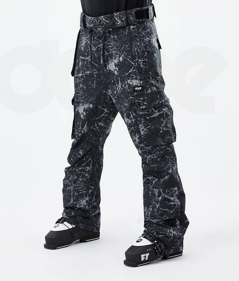 Black Men\'s Dope Iconic Ski Pants | India_D2155