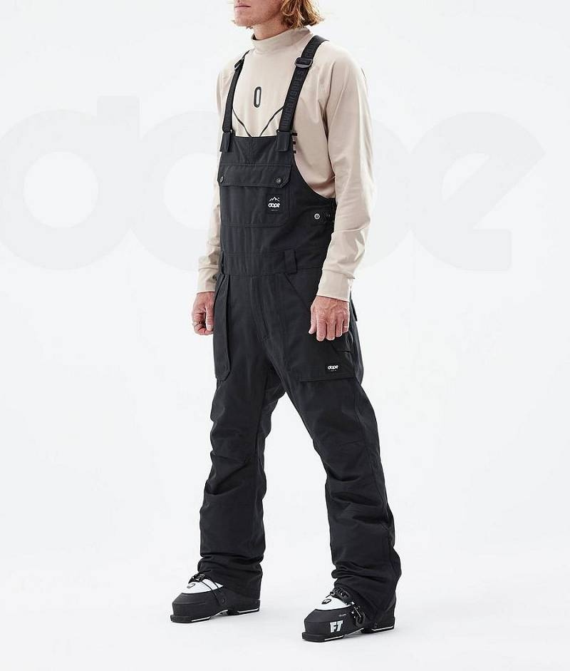 Black Men\'s Dope Notorious B.I.B Ski Pants | India_D1842