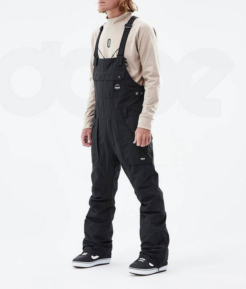 Black Men\'s Dope Notorious B.I.B Snowboard Pants | India_D2114