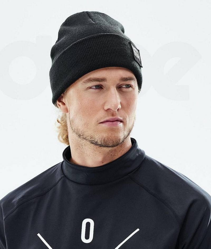 Black Men's Dope Paradise Beanies | India_D1890