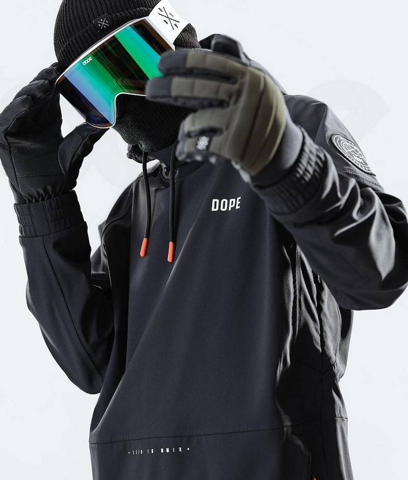 Black Men's Dope Rogue Snowboard Jackets | India_D1708