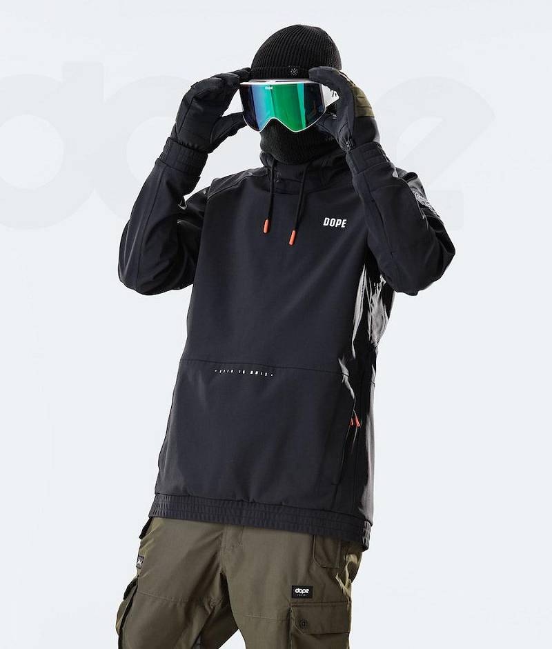 Black Men's Dope Rogue Snowboard Jackets | India_D1708