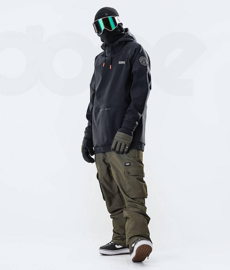 Black Men's Dope Rogue Snowboard Jackets | India_D1708