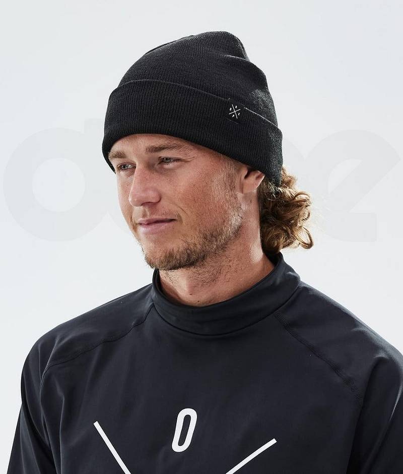 Black Men's Dope Solitude Beanies | India_D1871