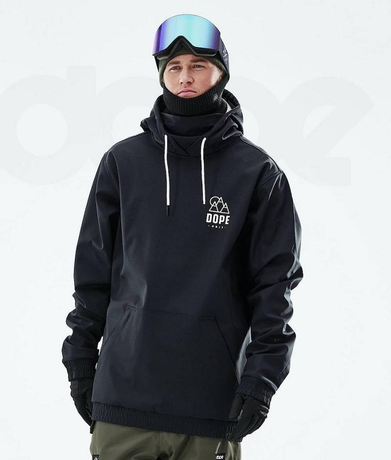 Black Men's Dope Yeti 2021 Snowboard Jackets | India_D1504