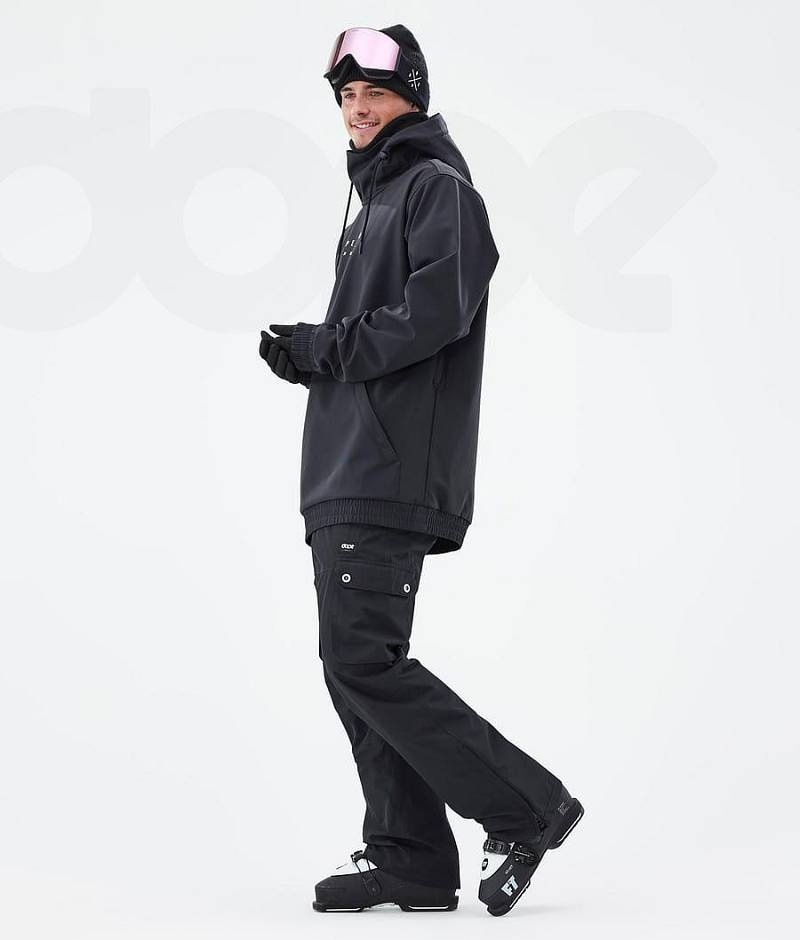 Black Men's Dope Yeti Ski Jackets | India_D1812