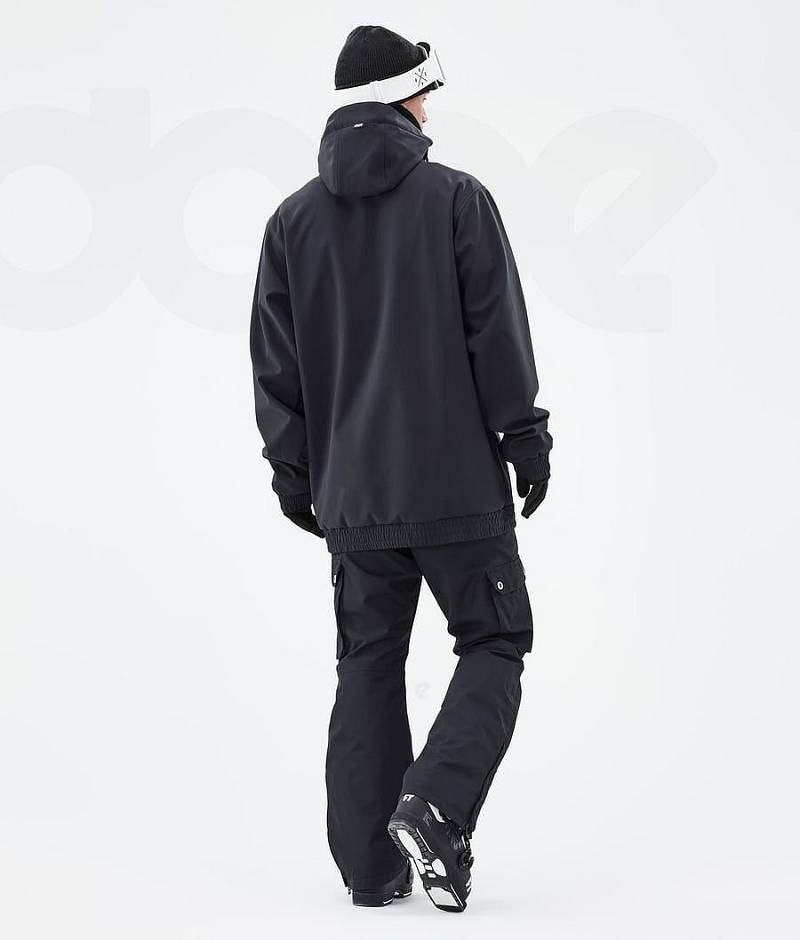 Black Men's Dope Yeti Ski Jackets | India_D1543