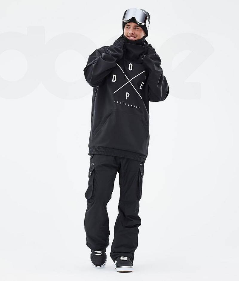 Black Men's Dope Yeti Snowboard Jackets | India_D2364