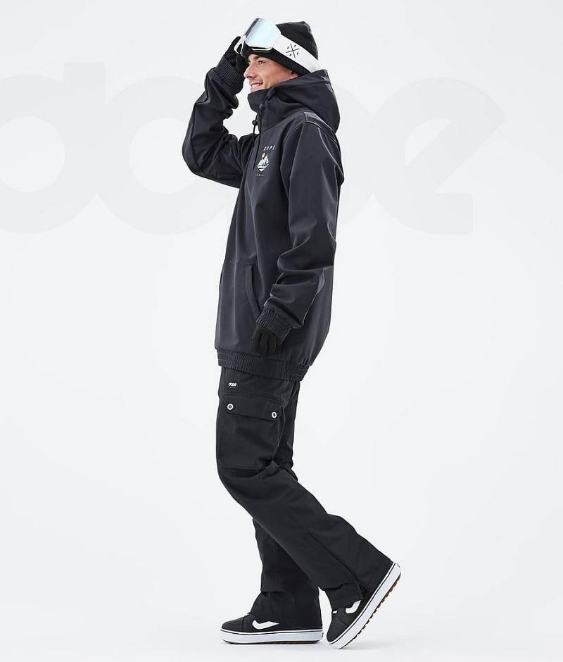 Black Men's Dope Yeti Snowboard Jackets | India_D1097