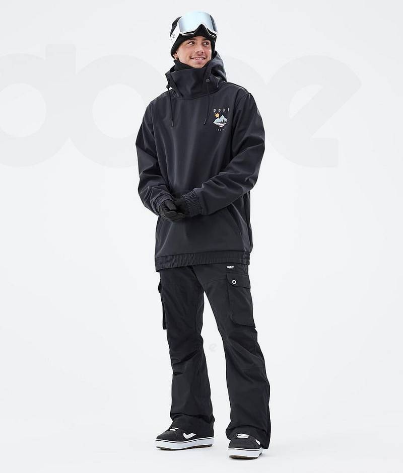 Black Men's Dope Yeti Snowboard Jackets | India_D1097
