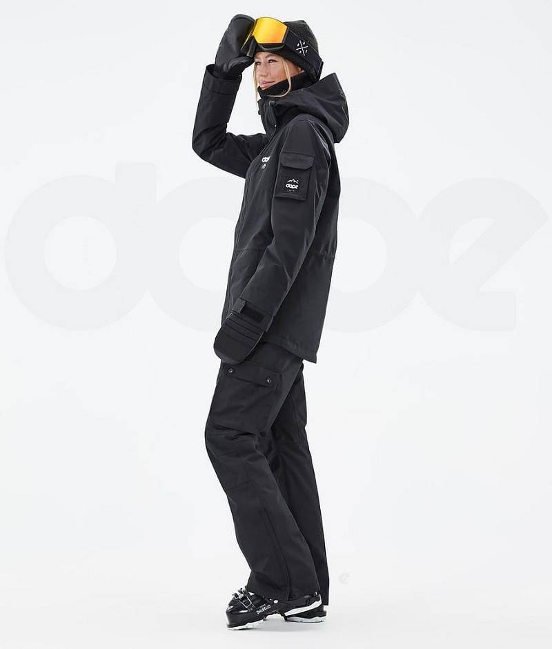 Black Women's Dope Adept W Ski Jackets | India_D1909