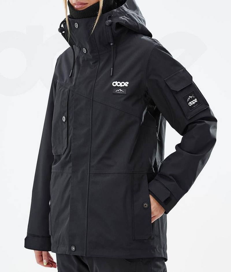 Black Women's Dope Adept W Snowboard Jackets | India_D2336