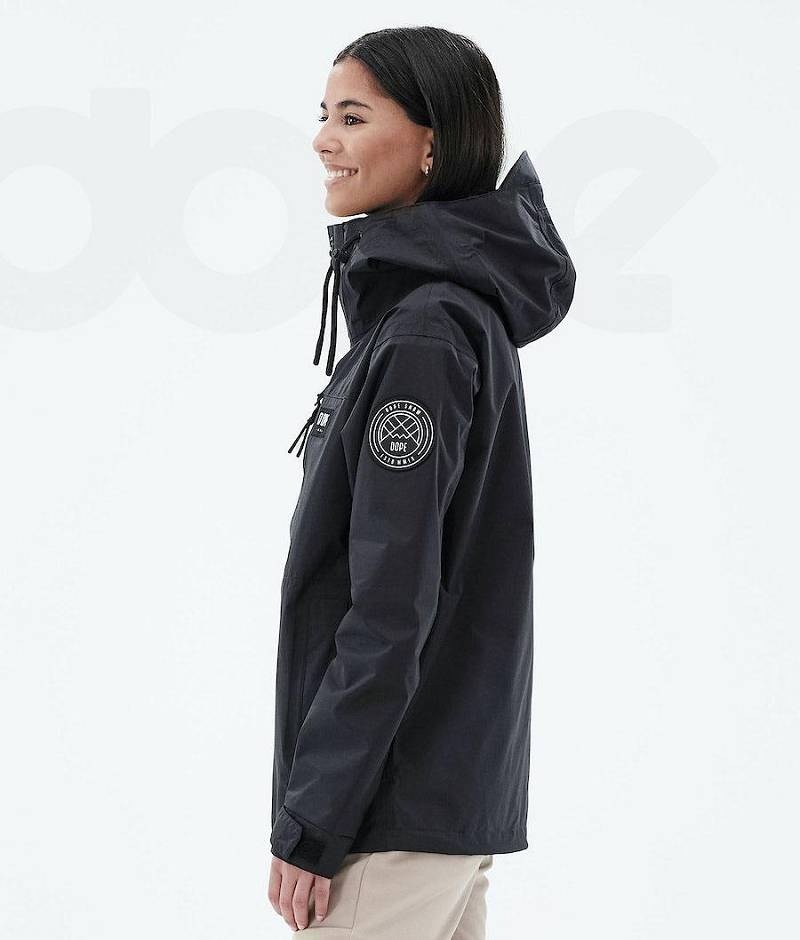 Black Women's Dope Blizzard Light W Full Zip Outdoor Jackets | India_D2090