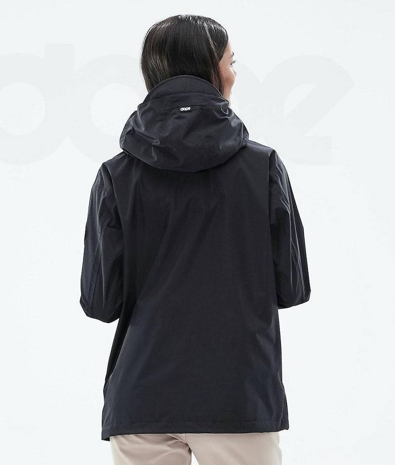 Black Women's Dope Blizzard Light W Full Zip Outdoor Jackets | India_D2090