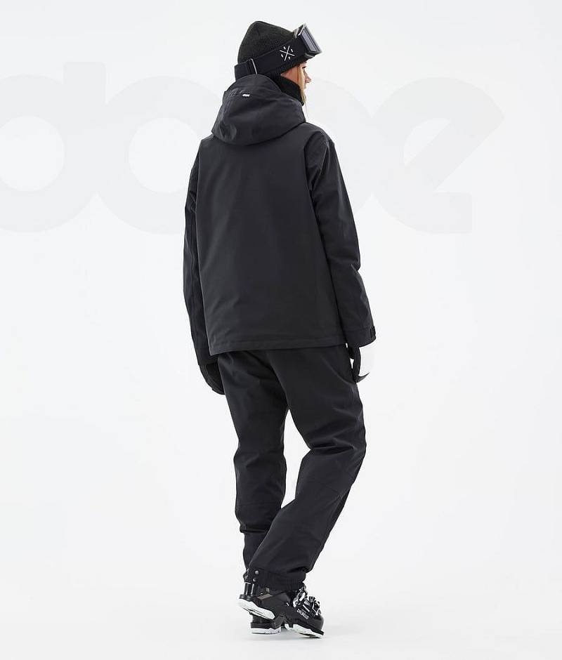 Black Women's Dope Blizzard W Ski Jackets | India_D1825