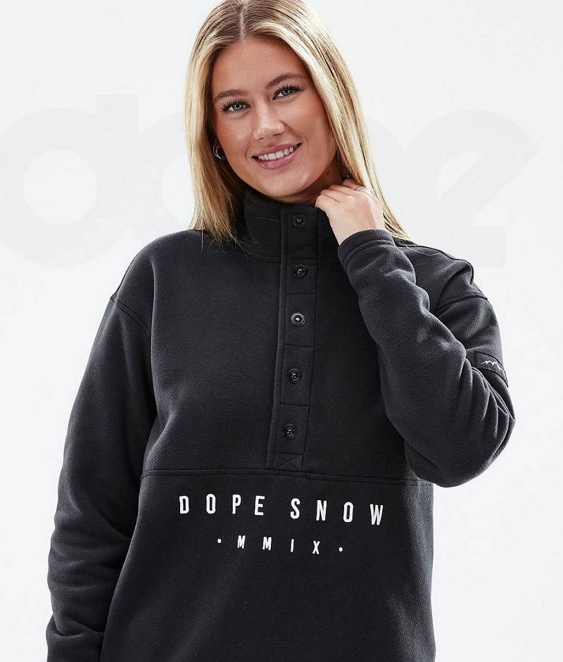Black Women's Dope Comfy W Fleece | India_D2227