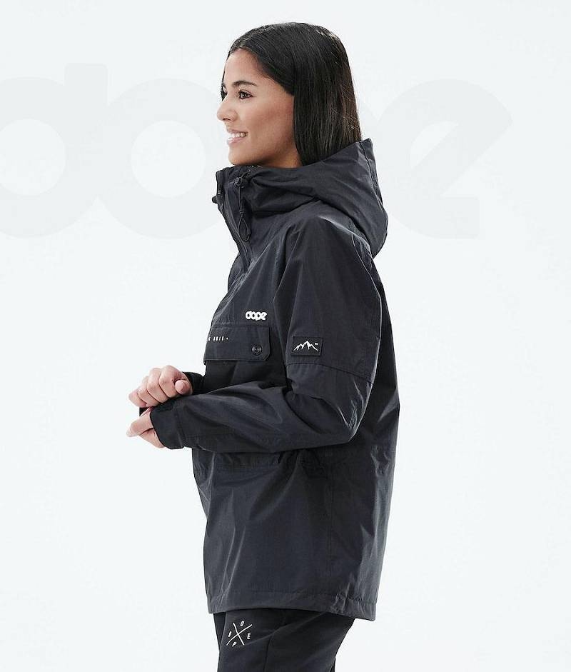 Black Women's Dope Hiker Light W Outdoor Jackets | India_D1793