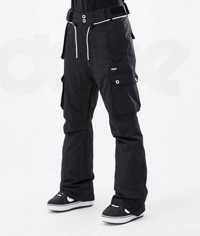 Black Women\'s Dope Iconic W Snowboard Pants | India_D1187