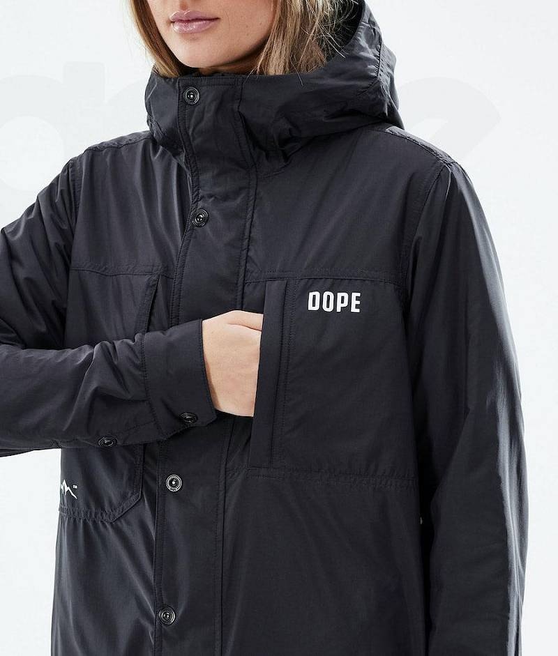 Black Women's Dope Insulated W Outdoor Jackets | India_D1815