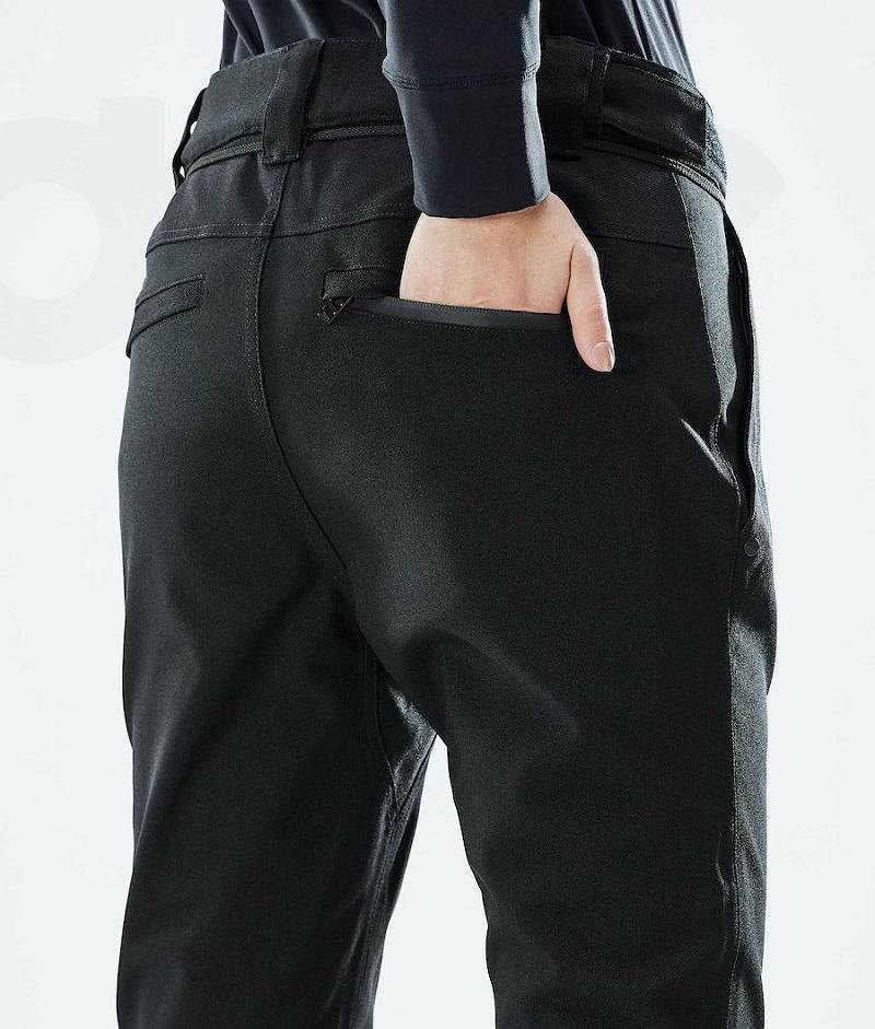 Black Women's Dope Tigress W 2021 Snowboard Pants | India_D2360